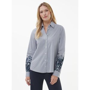 Gestreepte blouse Van BASLER blauw
