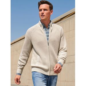 Vest gerstekorrelmotief Van Louis Sayn beige