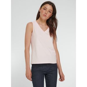 Jerseytop V-hals Van Peter Hahn roze