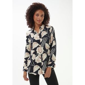 Blouse lange mouwen Van Eterna zwart