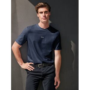 Shirt ronde hals 'TChup' Van BOSS blauw