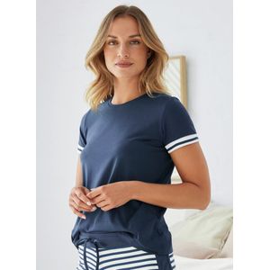 Pyjamashirt Van Mey blauw