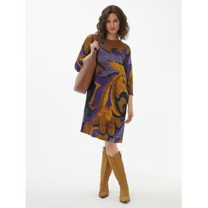 Jurk 3/4-mouwen Van Peter Hahn paars