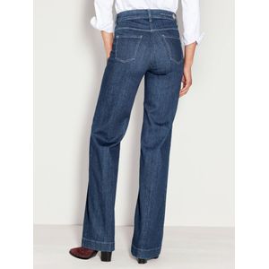 MAC - DREAM WIDE - Jeans - Blauw - 90% Katoen - 7% Elastomultiester - 3% Elastaan