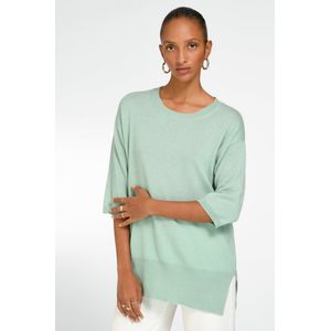 Trui ronde hals en 3/4-mouwen Van include groen