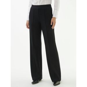 Wide Fit broek Van Peter Hahn zwart