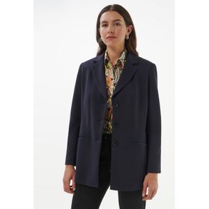 Jerseyblazer Van Anna Aura blauw