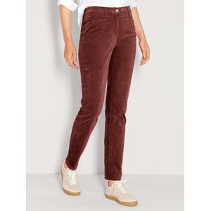 Broek sportfluweel Van Peter Hahn bruin