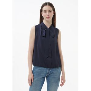 Mouwloze blouse Van oui blauw