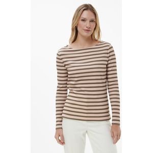 Gestreept shirt Van BASLER roze