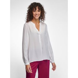Blouse lange mouwen Van Peter Hahn wit