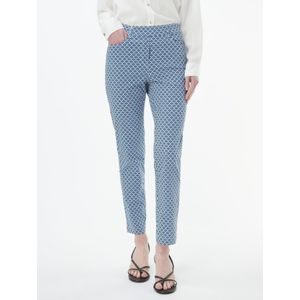 Enkellange broek Van Peter Hahn blauw