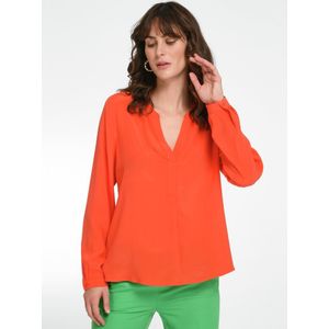 Blouse lange mouwen Van Peter Hahn rood