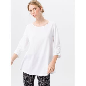 Lang shirt Filippa 100% katoen ronde hals Van Green Cotton wit