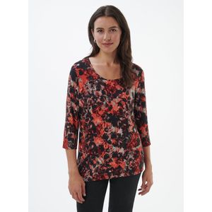 Shirt een ronde hals Van Anna Aura rood