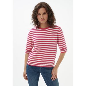 Trui ronde hals Van Peter Hahn pink