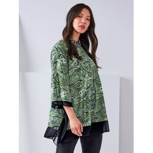 Blouse 3/4-kimonomouwen Van Emilia Lay multicolour