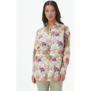 Lange blouse Van Anna Aura beige