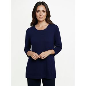 Lange trui Van Peter Hahn blauw