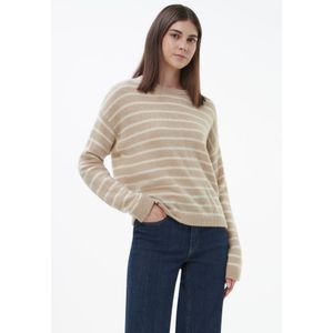 Trui ronde hals Van include beige