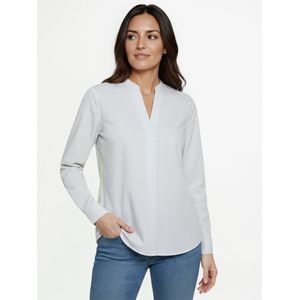 Een slip-on blouse Van BASLER blauw