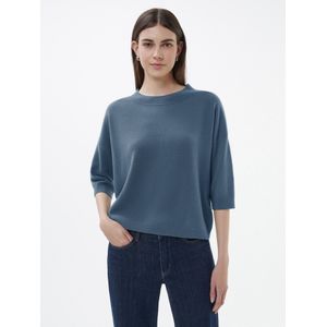 Trui ronde hals Van Peter Hahn blauw