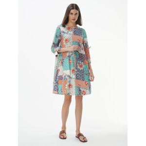 Jersey jurk Ivy Van Green Cotton turquoise