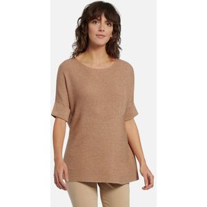 Trui korte kimonomouwen Van Peter Hahn bruin