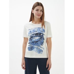 Shirt ronde hals Van Gerry Weber wit