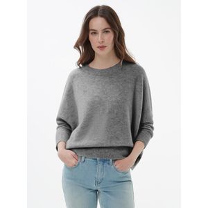 Trui ronde hals Van Peter Hahn grijs