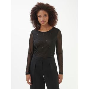 Shirt ronde hals Van TALBOT RUNHOF X PETER HAHN zwart