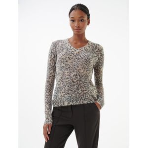 V-alpaca-trui Van BASLER beige