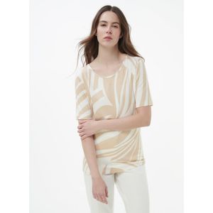 Shirt ronde hals Van Uta Raasch bruin