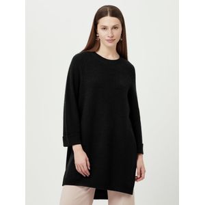 INCLUDE - Lange Trui - Zwart - Oversized Model - Kralenbreisel