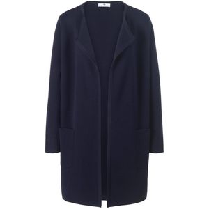 Lang vest 100% katoen lange mouwen Van Peter Hahn blauw