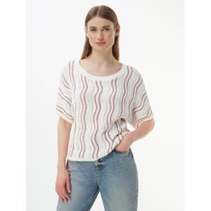 Trui ronde hals Van oui wit