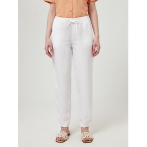 Enkellange broek Van Peter Hahn wit