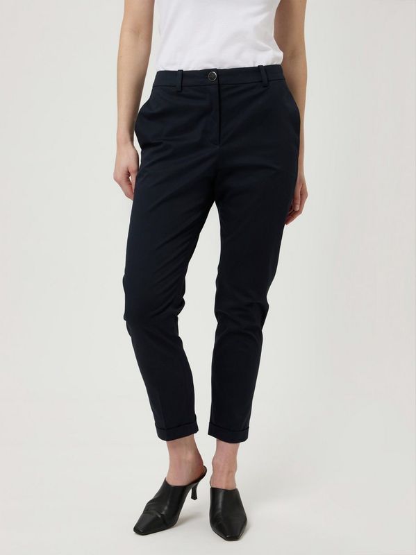 Regular-fit broek in twill van stretchkatoen