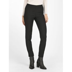 Enkellange comfortbroek pasvorm Sylvia Van Peter Hahn zwart