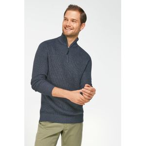 Trui opstaande kraag Van Louis Sayn blauw
