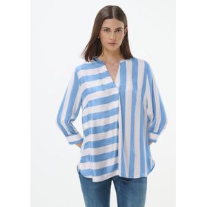 Blouse V-hals Van Peter Hahn wit