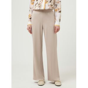 Jersey broek pasvorm Cornelia Van Peter Hahn beige