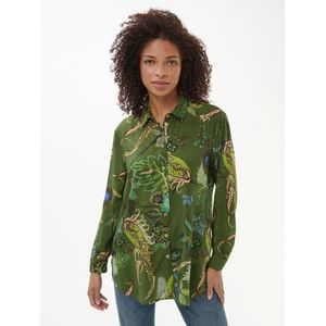 Blouse Van Peter Hahn groen