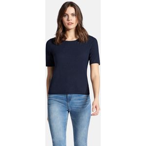 Trui model Rieke 100% kasjmier Van Peter Hahn Cashmere blauw