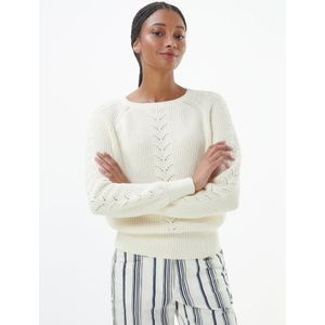 Trui ronde hals Van Peter Hahn wit