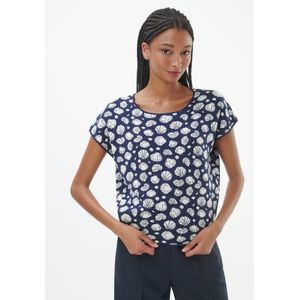 Trui ronde hals 100% SUPIMA®-katoen Van Peter Hahn blauw