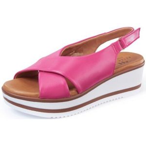 Sandalen geitennappaleer Van Peter Hahn pink