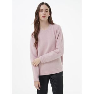 Trui ronde hals in oversized stijl Van include roze