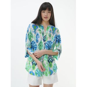 Lange blouse Van Peter Hahn wit