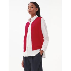 Mouwloos vest Van Peter Hahn rood